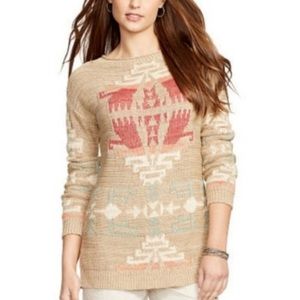 Ralph Lauren Aztec Southwestern Sweater, Size PM